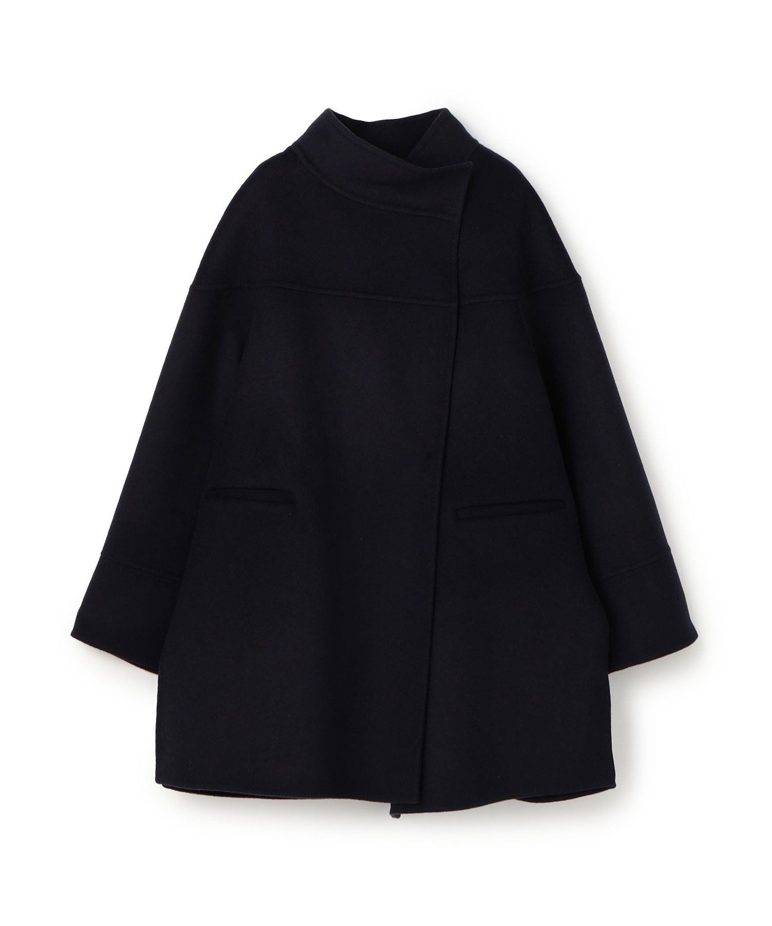 【トゥモローランド/TOMORROWLAND】のスーパーダブルフェイス スタンドカラーコート インテリア・キッズ・メンズ・レディースファッション・服の通販 founy(ファニー) ファッション Fashion レディースファッション Fashion for Women アウター Coat / Outerwear Collection コート・ロングコート・ピーコート Long Coats, Peacoats & More エレガント 上品 Elegant スタンド Stand Collar, Upright Stand スリーブ Sleeve, Long Sleeve / Short Sleeve ダブル Double, Double-Breasted パターン Pattern, Design Print フェイス Face, Facial Design リラックス Relax, Relaxed Fit 69 ネイビー|ID: prp329100004799679 ipo3291000000034892572