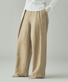 【カレンソロジー/Curensology】のリネンウールスタッズパンツ 人気、トレンドファッション・服の通販 founy(ファニー) ファッション Fashion レディースファッション Fashion for Women パンツ Pants & Trousers エレガント 上品 Elegant オックス Oxford Fabric スタッズ Studs, Metal Accents バランス Balance, Style Balance メタル Metal, Metal Parts リネン Linen, Linen Fabric ロング Long, Long-Length 冬 Winter / This Winter thumbnail ベージュ|ID: prp329100004799680 ipo3291000000034903737