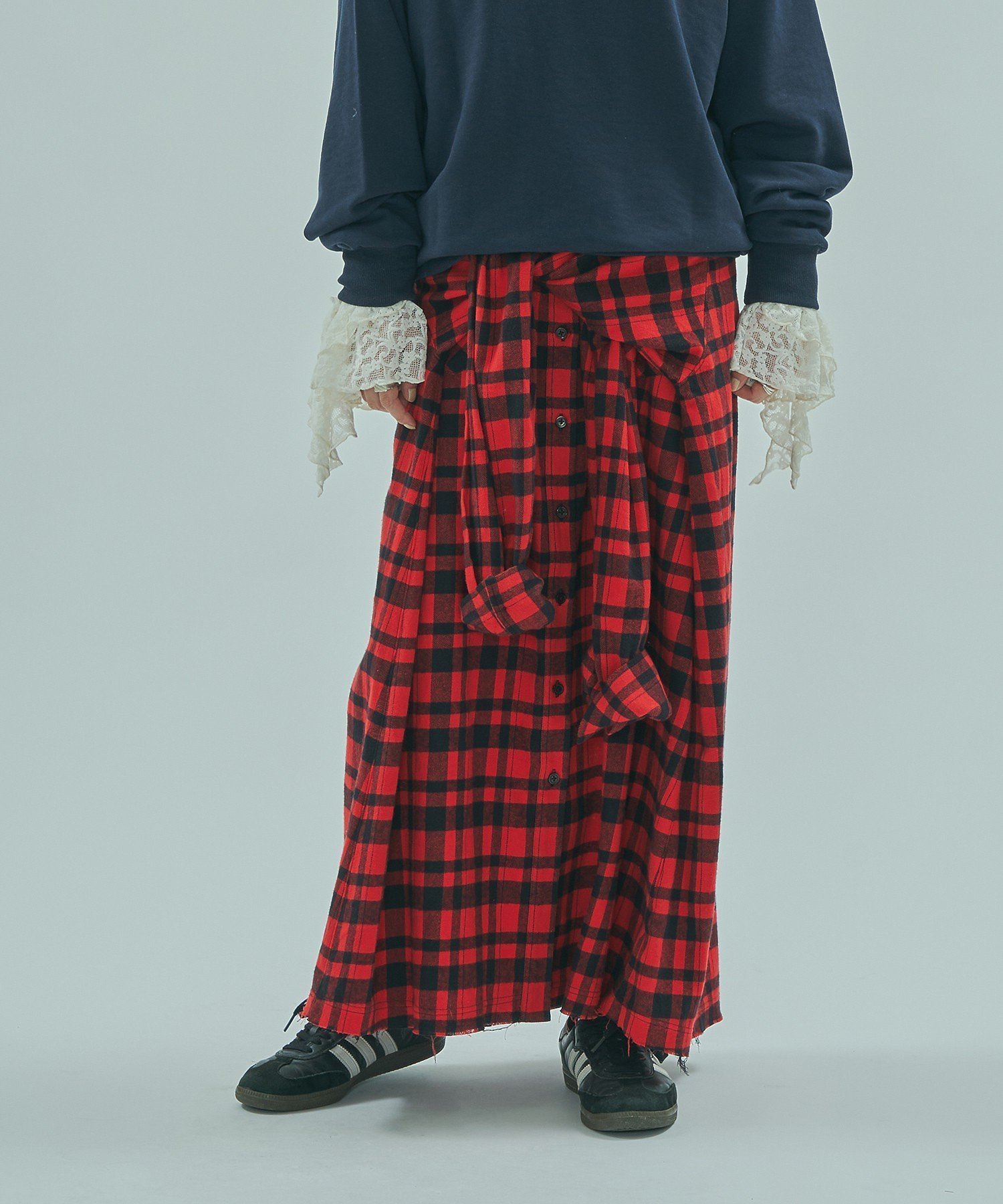 【ローズバッド/ROSE BUD】の【ROSE BUD別注】INDIA IS BEUATIFUL/3WAY FLANNEL SHIRT SKIRT 人気、トレンドファッション・服の通販 founy(ファニー) ファッション Fashion レディースファッション Fashion for Women スカート Skirts インド Indian Textile コレクション Collection, Seasonal Line スタイリッシュ Stylish, Fashionable スリット Slit, Slit Detail トレンド Trend, Trending Now 別注 Limited Edition, Custom Order おすすめ Recommended / Our Picks 夏 Summer other-1|ID: prp329100004799688 ipo3291000000034823186