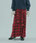 【ローズバッド/ROSE BUD】の【ROSE BUD別注】INDIA IS BEUATIFUL/3WAY FLANNEL SHIRT SKIRT 人気、トレンドファッション・服の通販 founy(ファニー) ファッション Fashion レディースファッション Fashion for Women スカート Skirts インド Indian Textile コレクション Collection, Seasonal Line スタイリッシュ Stylish, Fashionable スリット Slit, Slit Detail トレンド Trend, Trending Now 別注 Limited Edition, Custom Order おすすめ Recommended / Our Picks 夏 Summer thumbnail RED|ID: prp329100004799688 ipo3291000000034823191