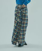 【ローズバッド/ROSE BUD】の【ROSE BUD別注】INDIA IS BEUATIFUL/3WAY FLANNEL SHIRT SKIRT 人気、トレンドファッション・服の通販 founy(ファニー) ファッション Fashion レディースファッション Fashion for Women スカート Skirts インド Indian Textile コレクション Collection, Seasonal Line スタイリッシュ Stylish, Fashionable スリット Slit, Slit Detail トレンド Trend, Trending Now 別注 Limited Edition, Custom Order おすすめ Recommended / Our Picks 夏 Summer thumbnail BLUE|ID: prp329100004799688 ipo3291000000034823192