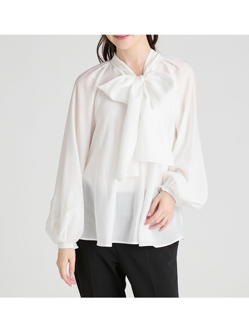 【セルフォード/CELFORD】のビッグリボンセミシアーブラウス 人気、トレンドファッション・服の通販 founy(ファニー) ファッション Fashion レディースファッション Fashion for Women トップス・カットソー Cut & Sew Tops シャツ・ブラウス・オフィスカジュアル Elegant Blouses & Button-Ups インナーキャミ Inner Camisole ジャケット Jacket, Outerwear スマート Smart, Elegant リボン Ribbon, Bow エレガント 上品 Elegant 春 Spring other-1|ID: prp329100004799695 ipo3291000000035169986