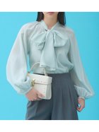 【セルフォード/CELFORD】のビッグリボンセミシアーブラウス 人気、トレンドファッション・服の通販 founy(ファニー) ファッション Fashion レディースファッション Fashion for Women トップス・カットソー Cut & Sew Tops シャツ・ブラウス・オフィスカジュアル Elegant Blouses & Button-Ups インナーキャミ Inner Camisole ジャケット Jacket, Outerwear スマート Smart, Elegant リボン Ribbon, Bow エレガント 上品 Elegant 春 Spring thumbnail MNT[021]|ID: prp329100004799695 ipo3291000000035169988