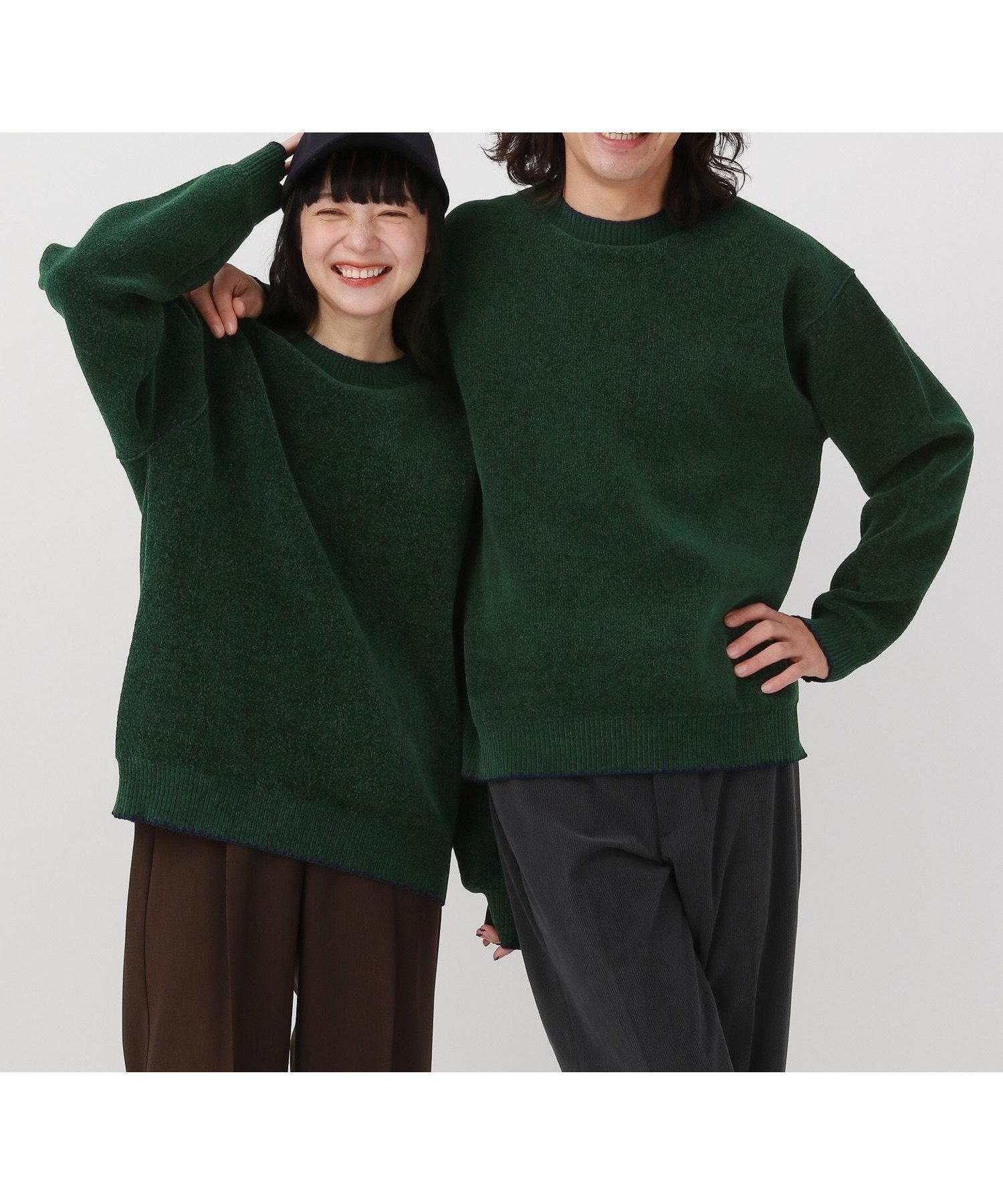 【グローバルワーク/GLOBAL WORK】のやわらかリッチモールニット/ステッチ/581139 人気、トレンドファッション・服の通販 founy(ファニー) 　ファッション　Fashion　レディースファッション　Fashion for Women　トップス・カットソー　Cut & Sew Tops　ニット　Knit Tops & Sweaters　おすすめ　Recommended / Our Picks　なめらか　Smooth, Silky Texture　シンプル　Simple, Minimal　ブランケット　Blanket, Throw Blanket　 other-1|ID: prp329100004799722 ipo3291000000034823391