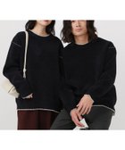 【グローバルワーク/GLOBAL WORK】のやわらかリッチモールニット/ステッチ/581139 人気、トレンドファッション・服の通販 founy(ファニー) ファッション Fashion レディースファッション Fashion for Women トップス・カットソー Cut & Sew Tops ニット Knit Tops & Sweaters おすすめ Recommended / Our Picks なめらか Smooth, Silky Texture シンプル Simple, Minimal ブランケット Blanket, Throw Blanket thumbnail ブラック09|ID: prp329100004799722 ipo3291000000034823394