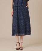 【マッキントッシュ ロンドン/MACKINTOSH LONDON】のボタニカルレーススカート 人気、トレンドファッション・服の通販 founy(ファニー) ファッション Fashion レディースファッション Fashion for Women スカート Skirts ウォッシャブル Machine Washable エレガント 上品 Elegant ボタニカル Botanical, Floral Pattern マーメイド Mermaid, Fishtail Silhouette レース Lace, Lace Fabric thumbnail ネイビー|ID: prp329100004799723 ipo3291000000034823405