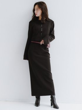 【アニュアンス/anuans】のカットジョーゼットタイトスカート 人気、トレンドファッション・服の通販 founy(ファニー) ファッション Fashion レディースファッション Fashion for Women スカート Skirts ジョーゼット Georgette, Semi-Sheer Fabric ストレッチ Stretch, Stretchy Fabric |ID:prp329100004799725