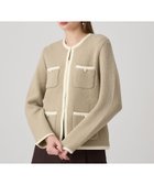 【アナイ/ANAYI】のウールブークレポケットロング カーディガン beige|ID: prp329100004799733 ipo3291000000034823476