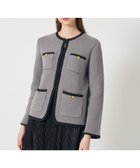 【アナイ/ANAYI】のウールブークレポケットロング カーディガン grey|ID: prp329100004799733 ipo3291000000034823478