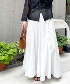 【ノーリーズ/NOLLEY'S】の【追加】【WEB 一部店舗限定色あり】ウォッシャブルヴィンテージタフタマチ入りマキシスカート 人気、トレンドファッション・服の通販 founy(ファニー) ファッション Fashion レディースファッション Fashion for Women スカート Skirts ヴィンテージ Vintage Style シンプル Simple, Minimal タフタ Taffeta, Structured Fabric ドローコード Drawcord, Drawstring Cord 定番 Standard, Basic Item 人気 Popular, Best Seller マキシ Maxi, Full Length ロング Long, Long-Length 2025年 2025 2025春夏・S/S Spring/Summer 2025 SS25 thumbnail ホワイト|ID: prp329100004799738 ipo3291000000034947163