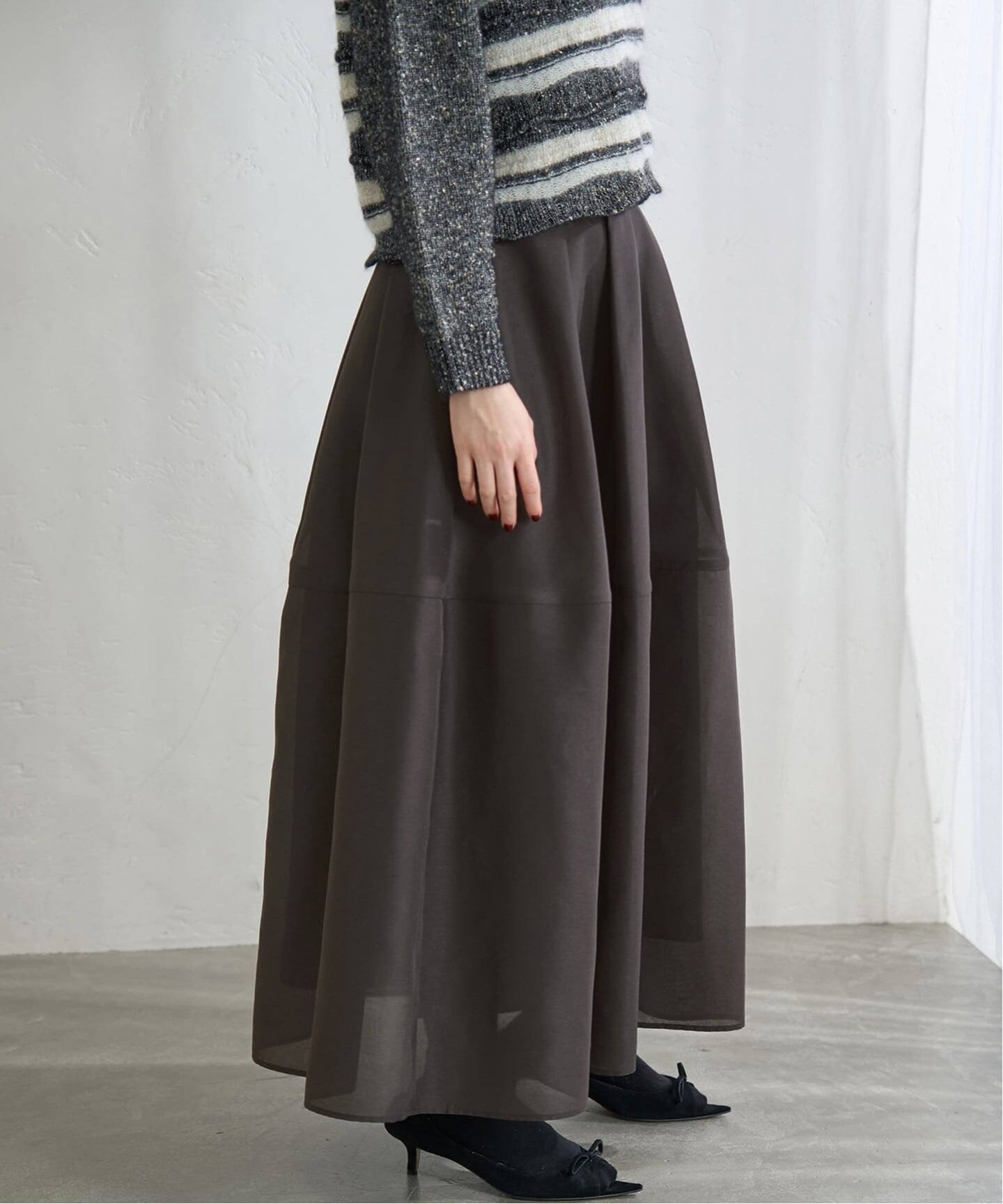 【イエナ/IENA】のシアーフォルムスカート 人気、トレンドファッション・服の通販 founy(ファニー) 　ファッション　Fashion　レディースファッション　Fashion for Women　スカート　Skirts　2025年　2025　2025-2026秋冬・A/W　Autumn/Winter 2025–26 AW25–26　オーガンジー　Organza Fabric　シアー　Sheer, See-Through　ショート　Short, Short Length　シルク　Silk, 100% Silk　スマート　Smart, Elegant　バランス　Balance, Style Balance　ホリデーシーズン　Holiday Season　冬　Winter / This Winter　 other-1|ID: prp329100004799740 ipo3291000000034823513