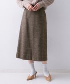 【アンタイトル/UNTITLED】の【ふんわり/タイト見え】グレンチェックスカート 人気、トレンドファッション・服の通販 founy(ファニー) ファッション Fashion レディースファッション Fashion for Women スカート Skirts おすすめ Recommended / Our Picks ウォーム Warm Fabric スマート Smart, Elegant タイツ Tights, Legwear チェック Check, Plaid, Tartan ポケット Pocket, Pocket Detail エレガント 上品 Elegant A/W・秋冬 Autumn/Winter thumbnail ブラウン|ID: prp329100004799750 ipo3291000000034823575