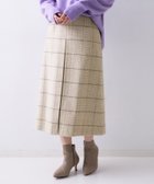 【アンタイトル/UNTITLED】の【ふんわり/タイト見え】グレンチェックスカート 人気、トレンドファッション・服の通販 founy(ファニー) ファッション Fashion レディースファッション Fashion for Women スカート Skirts おすすめ Recommended / Our Picks ウォーム Warm Fabric スマート Smart, Elegant タイツ Tights, Legwear チェック Check, Plaid, Tartan ポケット Pocket, Pocket Detail エレガント 上品 Elegant A/W・秋冬 Autumn/Winter thumbnail ベージュ|ID: prp329100004799750 ipo3291000000034823576