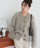 【ディスコート/Discoat】のシャギーカーディガン モカ|ID: prp329100004799756 ipo3291000000034823622