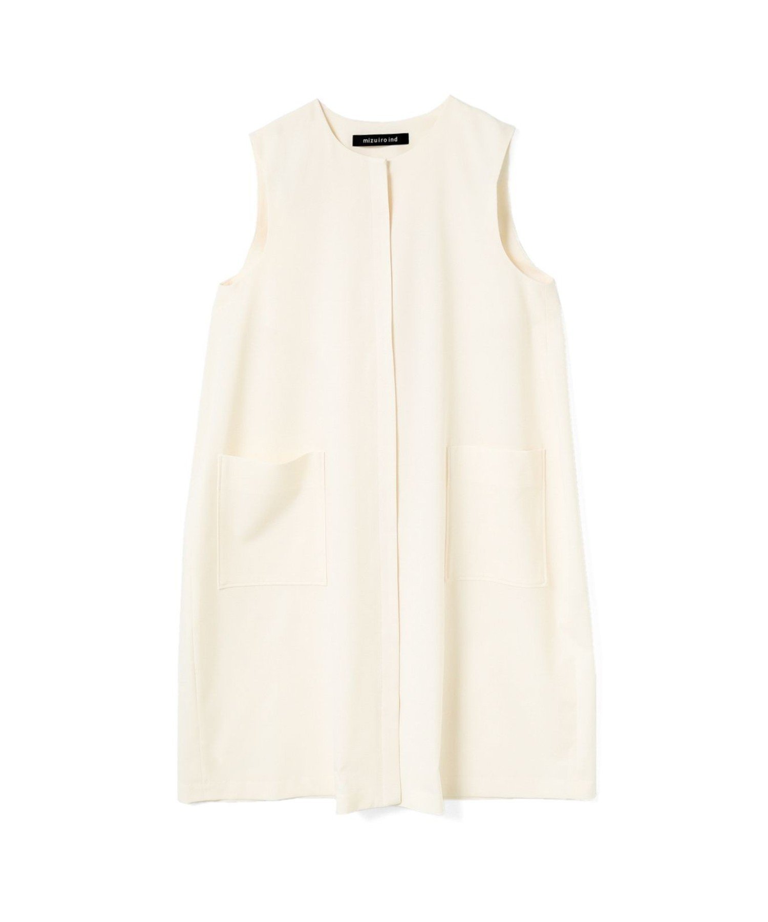 【マーコート/MARcourt】のmizuiro ind フロントフライコクーンジレ インテリア・キッズ・メンズ・レディースファッション・服の通販 founy(ファニー) ファッション Fashion レディースファッション Fashion for Women アウター Coat / Outerwear Collection トップス・カットソー Cut & Sew Tops ベスト&ジレ / 重ね着スタイル Vests & Gilets コクーン Cocoon, Cocoon Silhouette ノースリーブ Sleeveless, No-Sleeve フロント Front, Front Design ポケット Pocket, Pocket Detail 人気 Popular, Best Seller 今秋 This Fall 再入荷 Restock / Back in Stock 無地 Plain, Solid Color アイボリー|ID: prp329100004799762 ipo3291000000034823653