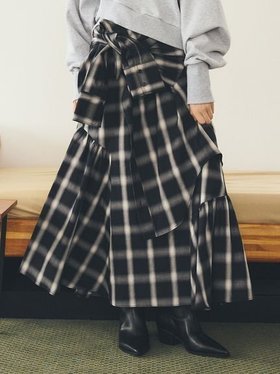 【ファーファー/FURFUR】のシャツドッキングチェックスカート 人気、トレンドファッション・服の通販 founy(ファニー) ファッション Fashion レディースファッション Fashion for Women スカート Skirts シンプル Simple, Minimal スマート Smart, Elegant トレンド Trend, Trending Now ドッキング Docking, Mixed Material パターン Pattern, Design Print フレア Flare, Flared メンズ Men's, Menswear |ID:prp329100004799766