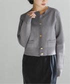 【ノーブル / スピック&スパン/NOBLE / Spick & Span】のダブル編みショートカーデ 人気、トレンドファッション・服の通販 founy(ファニー) ファッション Fashion レディースファッション Fashion for Women なめらか Smooth, Silky Texture カーディガン Cardigan, Knitwear ショート Short, Short Length ダブル Double, Double-Breasted デニム Denim, Jeans Material フェミニン Feminine, Girly フレア Flare, Flared ポケット Pocket, Pocket Detail ロング Long, Long-Length エレガント 上品 Elegant 人気 Popular, Best Seller 夏 Summer thumbnail グレーA|ID: prp329100004799772 ipo3291000000034918381