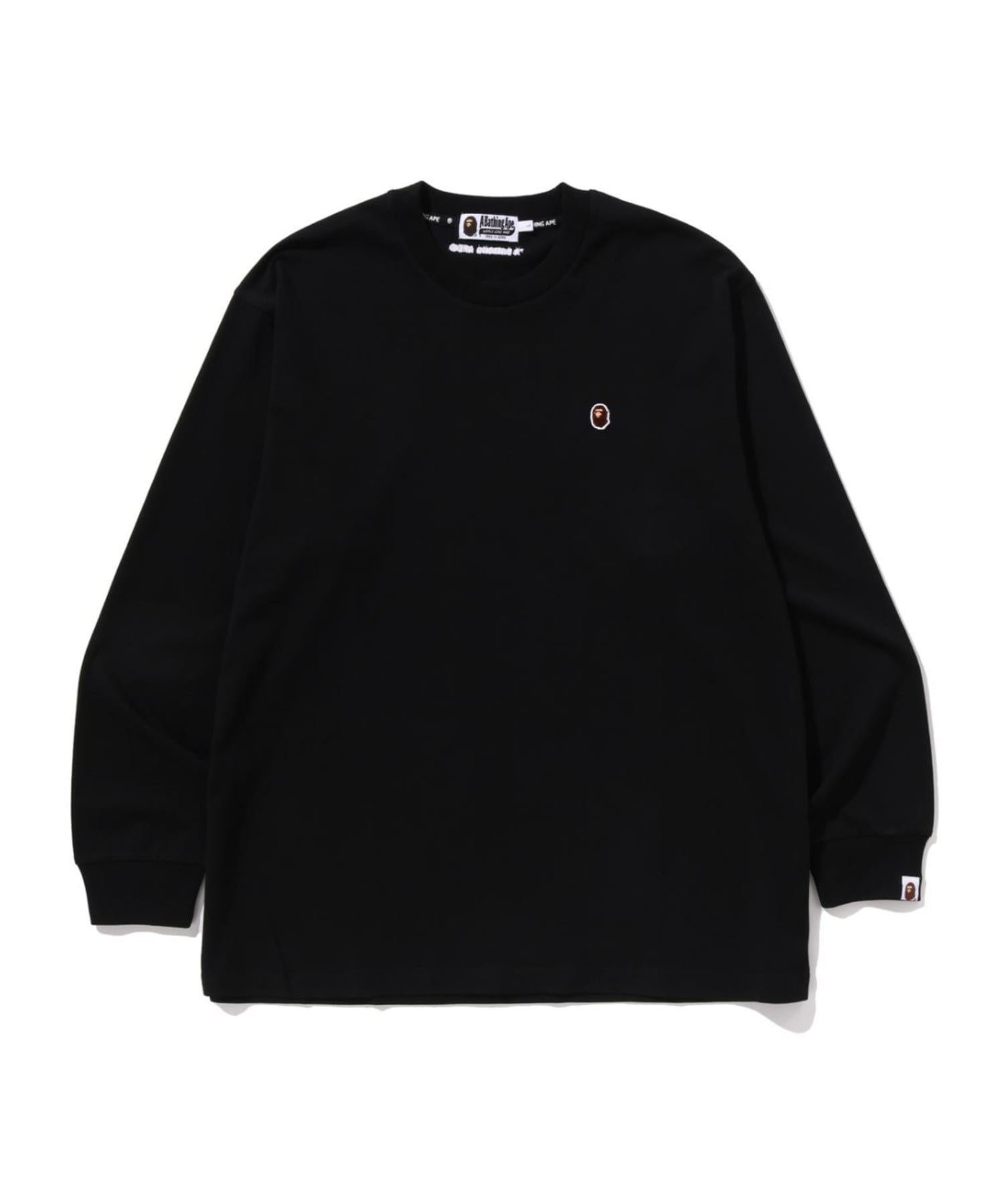 【ア ベイシング エイプ/A BATHING APE】のONE POINT RELAXED FIT LS TEE 人気、トレンドファッション・服の通販 founy(ファニー) 　ファッション　Fashion　レディースファッション　Fashion for Women　スリーブ　Sleeve, Long Sleeve / Short Sleeve　ロング　Long, Long-Length　ワンポイント　One Point, Statement Accent　 other-1|ID: prp329100004799789 ipo3291000000035113897