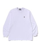 【ア ベイシング エイプ/A BATHING APE】のONE POINT RELAXED FIT LS TEE 人気、トレンドファッション・服の通販 founy(ファニー) ファッション Fashion レディースファッション Fashion for Women スリーブ Sleeve, Long Sleeve / Short Sleeve ロング Long, Long-Length ワンポイント One Point, Statement Accent thumbnail WHITE|ID: prp329100004799789 ipo3291000000035113900