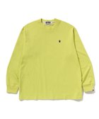 【ア ベイシング エイプ/A BATHING APE】のONE POINT RELAXED FIT LS TEE 人気、トレンドファッション・服の通販 founy(ファニー) ファッション Fashion レディースファッション Fashion for Women スリーブ Sleeve, Long Sleeve / Short Sleeve ロング Long, Long-Length ワンポイント One Point, Statement Accent thumbnail YELLOW|ID: prp329100004799789 ipo3291000000035113902