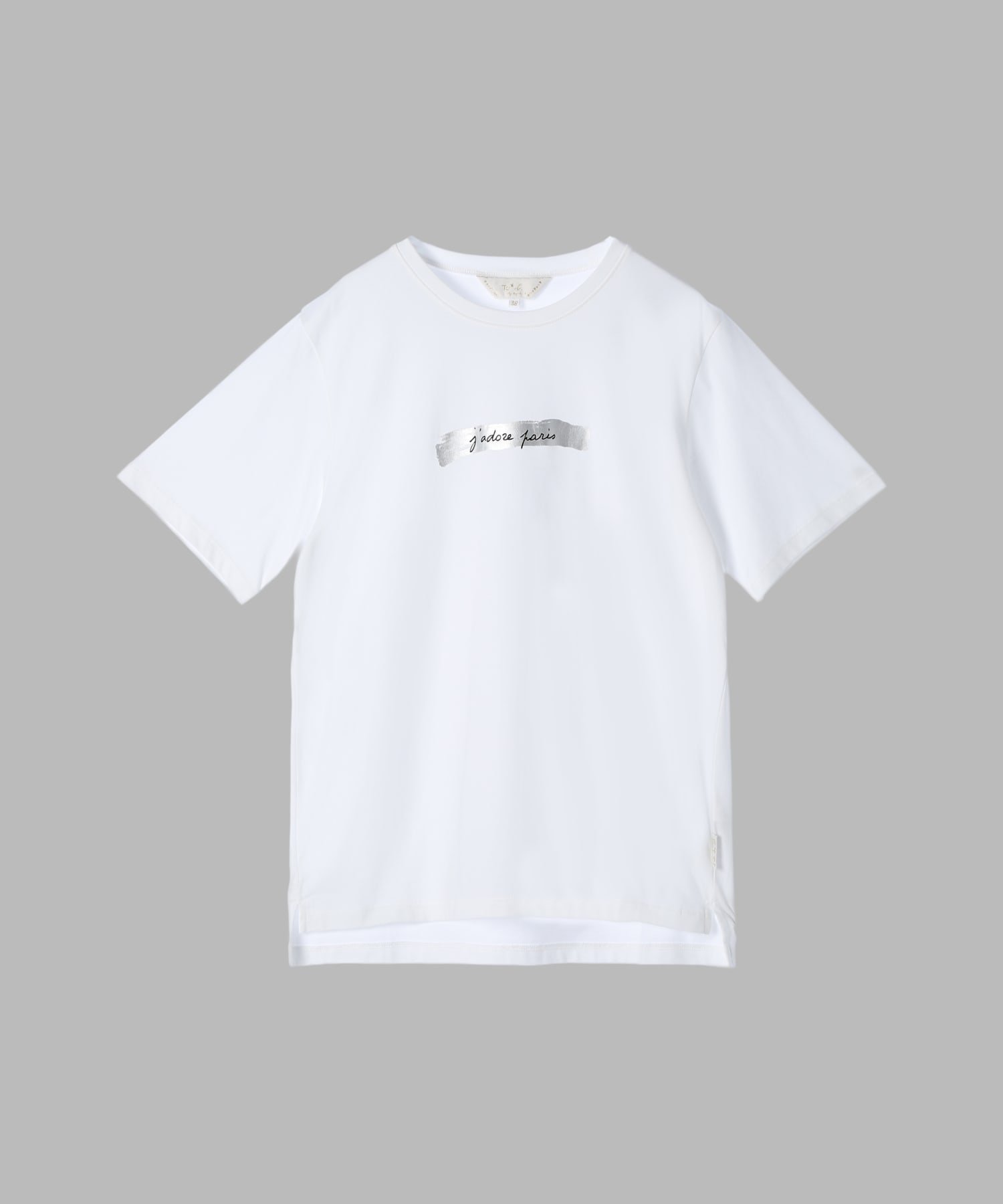 【アニエスベー ファム/agnes b. FEMME】のJ ADORE PARIS Tシャツ 人気、トレンドファッション・服の通販 founy(ファニー) 　ファッション　Fashion　レディースファッション　Fashion for Women　トップス・カットソー　Cut & Sew Tops　シャツ・ブラウス・オフィスカジュアル　Elegant Blouses & Button-Ups　ロングTシャツ・Tシャツ　Longline T-Shirts & Tees　なめらか　Smooth, Silky Texture　シンプル　Simple, Minimal　スリット　Slit, Slit Detail　フロント　Front, Front Design　プリント　Print, Printed Pattern　リラックス　Relax, Relaxed Fit　 other-1|ID: prp329100004799801 ipo3291000000034924289
