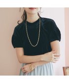 【ラブティックボンボン/La boutique BonBon】の【追加オーダー決定!着回し力抜群】ベロアチューリップトップス ブラック|ID: prp329100004799804 ipo3291000000034823922