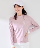 【ジュンアンドロペ/JUN&ROPE】の【UVカット】【接触冷感】【防透け】アニマル柄長袖モックプルオーバー ピンク(63)|ID: prp329100004799811 ipo3291000000034823955