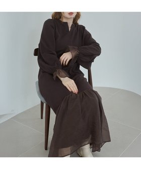 【バブ ブージュルード/Bab Bou Jeloud】の【低身長~高身長向けサイズあり】オーガンジー切替スウェットワンピース 人気、トレンドファッション・服の通販 founy(ファニー) ファッション Fashion レディースファッション Fashion for Women ワンピース Dresses アクセサリー Fashion Accessories オケージョン Occasion Wear オーガンジー Organza Fabric くるぶし Ankle-Length キャップ Cap, Baseball Cap 切替 Switching, Contrast Panel シューズ Shoes, Footwear ショート Short, Short Length スウェット / スエット Sweatshirt, Sweatwear スニーカー Sneakers, Trainers スマート Smart, Elegant チェック Check, Plaid, Tartan なめらか Smooth, Silky Texture 人気 Popular, Best Seller バレエ Ballet, Ballet Style フェミニン Feminine, Girly レース Lace, Lace Fabric A/W・秋冬 Autumn/Winter 再入荷 Restock / Back in Stock おすすめ Recommended / Our Picks エレガント 上品 Elegant 二次会 After Party |ID:prp329100004799814