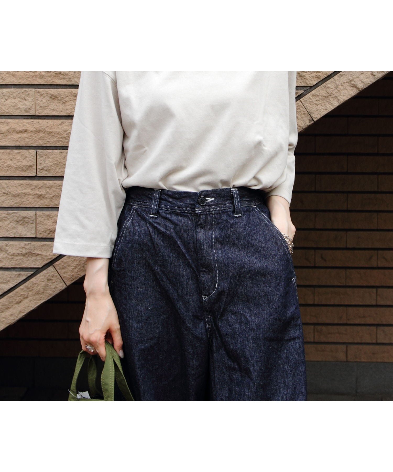 【ステップス/STEPS】のDANTON/DANTON/3/4 SLEEVE TEE C0131 インテリア・キッズ・メンズ・レディースファッション・服の通販 founy(ファニー) 　ファッション　Fashion　レディースファッション　Fashion for Women　トップス・カットソー　Cut & Sew Tops　コンパクト　Compact, Small Size　ワイド　Wide, Wide Fit　GRYGE|ID: prp329100004799815 ipo3291000000034823973