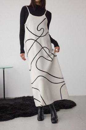 【アズール バイ マウジー/AZUL by moussy】の【セットアイテム】ライン柄ニットキャミワンピセット 人気、トレンドファッション・服の通販 founy(ファニー) ファッション Fashion レディースファッション Fashion for Women ワンピース Dresses キャミソールワンピース Camisole Dresses インナー Innerwear キャミワンピース Cami Dress, Slip Dress トレンド Trend, Trending Now ハイネック High Neck, Mock Neck フィット Fit, Slim Fit ロング Long, Long-Length A/W・秋冬 Autumn/Winter |ID:prp329100004799816