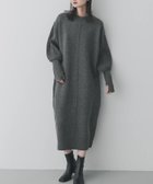 【センスオブプレイス/SENSE OF PLACE by URBAN RESEARCH】のセンターシームサムホールニットワンピース GRAY|ID: prp329100004799835 ipo3291000000034924108