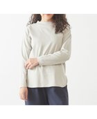 【メルローズ クレール/MELROSE claire】の【程よい厚み安心感のあるコットンスムースプルオーバー】 グレイッシュベージュ|ID: prp329100004799853 ipo3291000000034824155