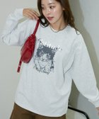 【フリークスストア/FREAK'S STORE】の手書き風 キャット プリント 箔ロゴ ロンT 限定展開 25AW 人気、トレンドファッション・服の通販 founy(ファニー) ファッション Fashion レディースファッション Fashion for Women トップス・カットソー Cut & Sew Tops ロングTシャツ・Tシャツ Longline T-Shirts & Tees 2025年 2025 2025-2026秋冬・A/W Autumn/Winter 2025–26 AW25–26 冬 Winter / This Winter プリント Print, Printed Pattern A/W・秋冬 Autumn/Winter thumbnail ライトグレー|ID: prp329100004799864 ipo3291000000034943523