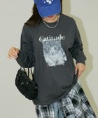 【フリークスストア/FREAK'S STORE】の手書き風 キャット プリント 箔ロゴ ロンT 限定展開 25AW 人気、トレンドファッション・服の通販 founy(ファニー) ファッション Fashion レディースファッション Fashion for Women トップス・カットソー Cut & Sew Tops ロングTシャツ・Tシャツ Longline T-Shirts & Tees 2025年 2025 2025-2026秋冬・A/W Autumn/Winter 2025–26 AW25–26 冬 Winter / This Winter プリント Print, Printed Pattern A/W・秋冬 Autumn/Winter thumbnail グレー|ID: prp329100004799864 ipo3291000000034943525