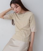 【バブ ブージュルード/Bab Bou Jeloud】の袖切り替えメローリブカットソー BEIGE|ID: prp329100004799867 ipo3291000000034824224
