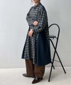 【アズノウアズ プラス/AS KNOW AS plus】の♪『ゆったりサイズ』ポケット付き異素材Aラインシャツワンピース 人気、トレンドファッション・服の通販 founy(ファニー) ファッション Fashion レディースファッション Fashion for Women ワンピース Dresses シャツワンピース / 1枚で着映えコーデ Shirt Dresses シンプル Simple, Minimal 長袖 Long Sleeve, Full Sleeve フレア Flare, Flared ポケット Pocket, Pocket Detail 再入荷 Restock / Back in Stock thumbnail NVチェック|ID: prp329100004799875 ipo3291000000034824264