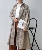 【アズノウアズ プラス/AS KNOW AS plus】の♪『ゆったりサイズ』ポケット付き異素材Aラインシャツワンピース 人気、トレンドファッション・服の通販 founy(ファニー) ファッション Fashion レディースファッション Fashion for Women ワンピース Dresses シャツワンピース / 1枚で着映えコーデ Shirt Dresses シンプル Simple, Minimal 長袖 Long Sleeve, Full Sleeve フレア Flare, Flared ポケット Pocket, Pocket Detail 再入荷 Restock / Back in Stock thumbnail BERDチェック|ID: prp329100004799875 ipo3291000000034824265