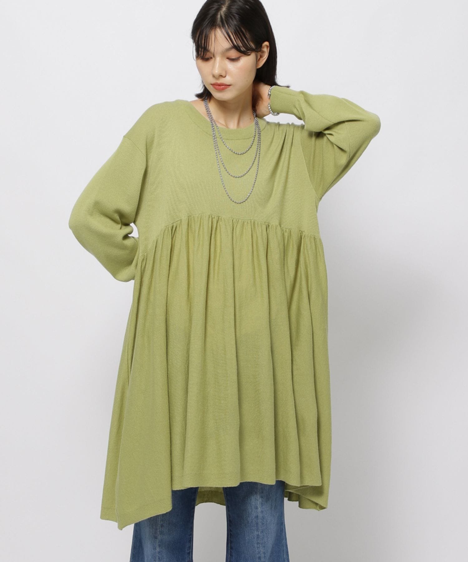 【ニコアンド/niko and】のアソートレングスクルーネックワンピース インテリア・キッズ・メンズ・レディースファッション・服の通販 founy(ファニー) ファッション Fashion レディースファッション Fashion for Women ワンピース Dresses おすすめ Recommended / Our Picks カットソー Cut and Sewn Top ギャザー Gathered, Ruffled シンプル Simple, Minimal チュニック Tunic, Long Top ロング Long, Long-Length エレガント 上品 Elegant 人気 Popular, Best Seller 今季 This Season, Current Season ゲンテイイエロー|ID: prp329100004799888 ipo3291000000034824346