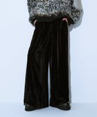【ジーナシス/JEANASiS】のタイダイベロアイージーパンツ 人気、トレンドファッション・服の通販 founy(ファニー) ファッション Fashion レディースファッション Fashion for Women パンツ Pants & Trousers おすすめ Recommended / Our Picks シンプル Simple, Minimal ベロア Velour, Soft Velvet ワイド Wide, Wide Fit A/W・秋冬 Autumn/Winter thumbnail ブラック|ID: prp329100004799900 ipo3291000000034824442
