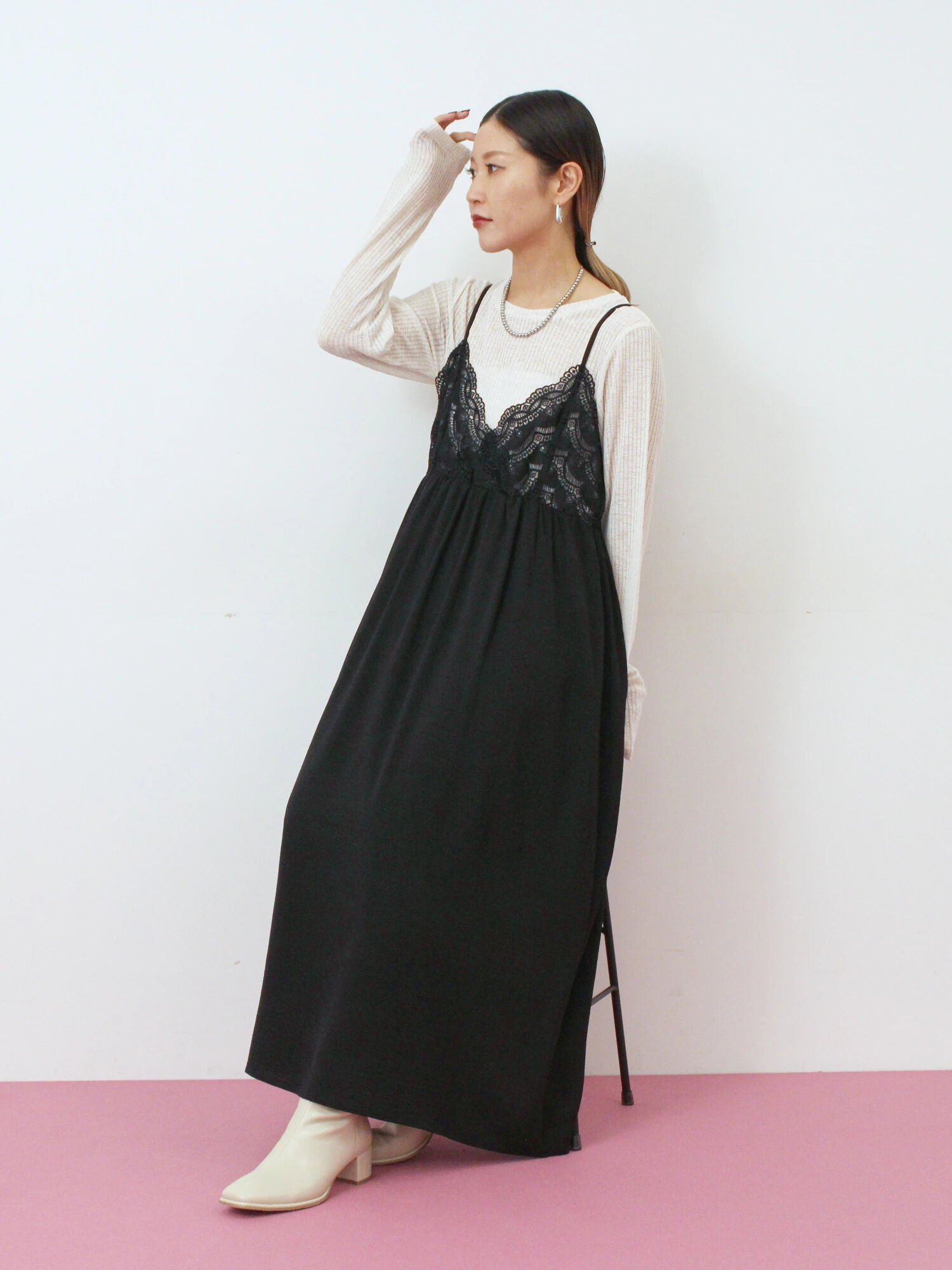 【サマンサモスモス/Samansa Mos2】の胸レースキャミワンピース インテリア・キッズ・メンズ・レディースファッション・服の通販 founy(ファニー) ファッション Fashion レディースファッション Fashion for Women ワンピース Dresses キャミソールワンピース Camisole Dresses おすすめ Recommended / Our Picks カットソー Cut and Sewn Top キャミワンピース Cami Dress, Slip Dress レース Lace, Lace Fabric ブラック|ID: prp329100004799906 ipo3291000000034824495