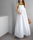 【ディスコート/Discoat】の《新色追加》【WEB限定】ラウンドティアードキャミワンピース ホワイト|ID: prp329100004799914 ipo3291000000035179416