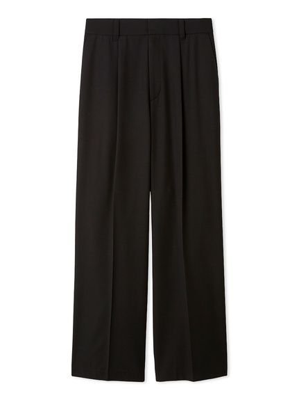 【ミラオーウェン/Mila Owen】のセンタープレスパンツ インテリア・キッズ・メンズ・レディースファッション・服の通販 founy(ファニー) 　ファッション　Fashion　レディースファッション　Fashion for Women　パンツ　Pants & Trousers　ストレート　Straight, Straight Cut　スマート　Smart, Elegant　センター　Center, Center Line　ベーシック　Basic, Essential　モダン　Modern, Contemporary　ワイド　Wide, Wide Fit　人気　Popular, Best Seller　定番　Standard, Basic Item　BLK[009]|ID: prp329100004799919 ipo3291000000034824558