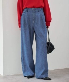 【スローブ イエナ/SLOBE IENA】の《4サイズ展開》LEDENIM BLUR TUCK TROUSERデニム 人気、トレンドファッション・服の通販 founy(ファニー) ファッション Fashion レディースファッション Fashion for Women 2025年 2025 2025-2026秋冬・A/W Autumn/Winter 2025–26 AW25–26 インディゴ Indigo Denim シューズ Shoes, Footwear スニーカー Sneakers, Trainers デニム Denim, Jeans Material バランス Balance, Style Balance ベーシック Basic, Essential メンズ Men's, Menswear |ID:prp329100004799929