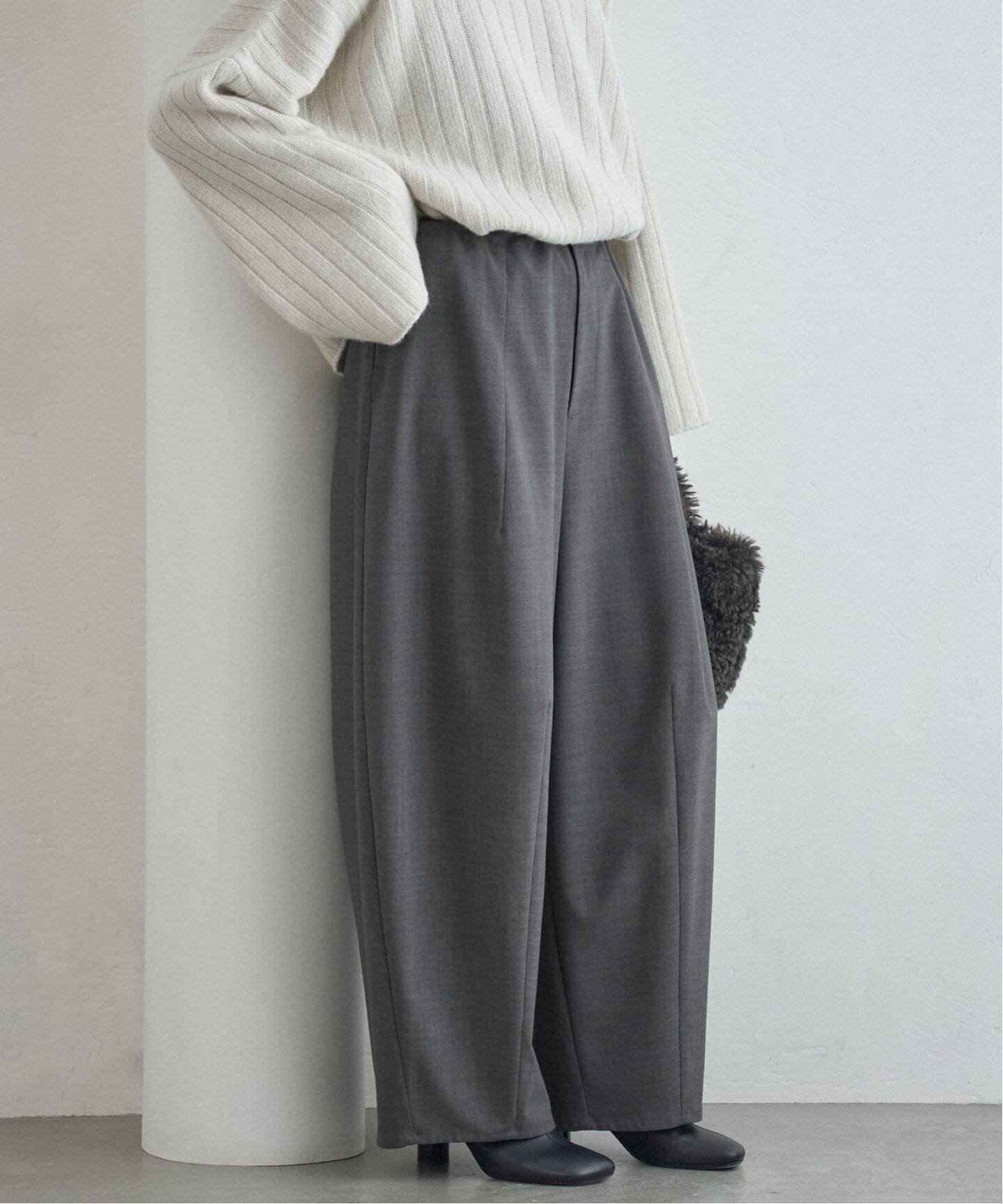 【イエナ/IENA】の《追加》ウォッシャブル コクーンパンツ インテリア・キッズ・メンズ・レディースファッション・服の通販 founy(ファニー) ファッション Fashion レディースファッション Fashion for Women パンツ Pants & Trousers 2025年 2025 2025-2026秋冬・A/W Autumn/Winter 2025–26 AW25–26 ウォッシャブル Machine Washable シンプル Simple, Minimal スピンドル Spindle, Drawcord スポーティ Sporty, Casual Athletic トレンド Trend, Trending Now バランス Balance, Style Balance フロント Front, Front Design エレガント 上品 Elegant グレーA|ID: prp329100004799933 ipo3291000000034824653