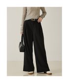 【カリテ/qualite】の【大人のワイドパンツ】ウーリッシュツイルパンツ 人気、トレンドファッション・服の通販 founy(ファニー) ファッション Fashion レディースファッション Fashion for Women パンツ Pants & Trousers バランス Balance, Style Balance ワイド Wide, Wide Fit エレガント 上品 Elegant 冬 Winter / This Winter thumbnail ブラック|ID: prp329100004799934 ipo3291000000034824661