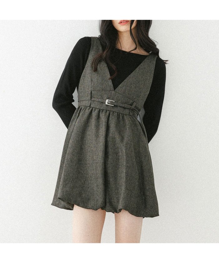 【ヘザー/Heather】のベルト付きバルーンミニジャンスカ インテリア・キッズ・メンズ・レディースファッション・服の通販 founy(ファニー) https://founy.com/ ファッション Fashion レディースファッション Fashion for Women ベルト&ウエストマーク Belts & Waist Accessories おすすめ Recommended / Our Picks インナー Innerwear コンパクト Compact, Small Size シンプル Simple, Minimal トレンド Trend, Trending Now バルーン Balloon, Balloon Silhouette エレガント 上品 Elegant |ID: prp329100004799935 ipo3291000000034824662