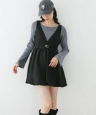 【ヘザー/Heather】のベルト付きバルーンミニジャンスカ ブラック|ID: prp329100004799935 ipo3291000000034824664