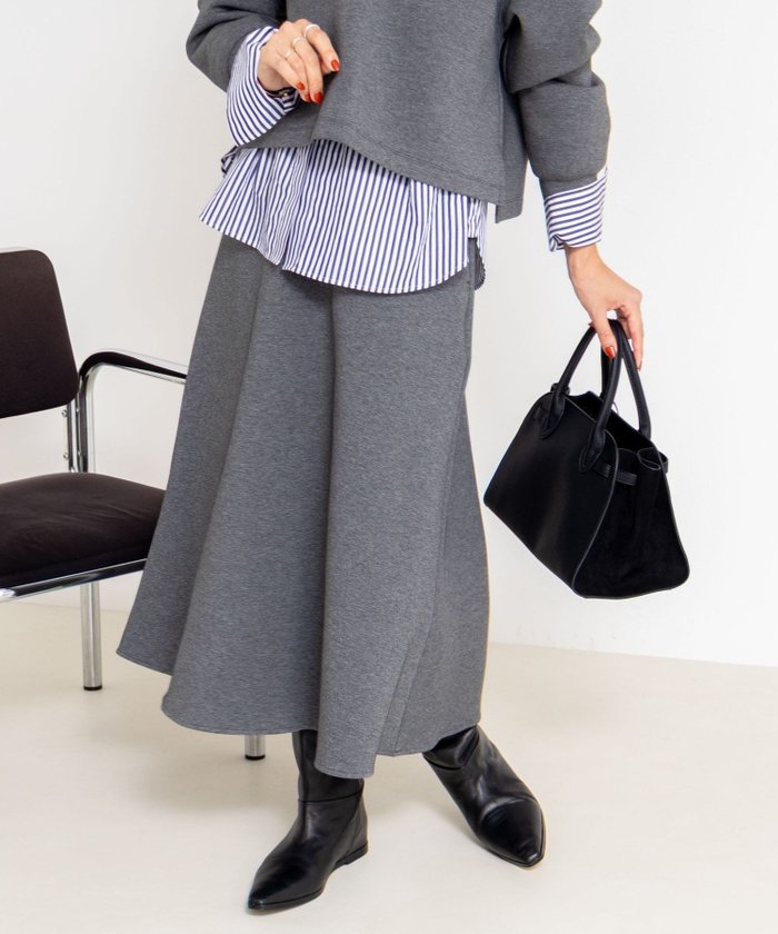 【ノーリーズ/NOLLEY'S】の《セットアップ対応》ウォッシャブルダンボールフレアスカート インテリア・キッズ・メンズ・レディースファッション・服の通販 founy(ファニー) https://founy.com/ ファッション Fashion レディースファッション Fashion for Women セットアップ Matching Sets スカート・ミニ/ミディ/マキシ Skirts / Mini, Midi & Maxi Skirts スカート Skirts Aライン・フレアスカート A-Line & Flared Skirts 春 Spring ストレッチ Stretch, Stretchy Fabric セットアップ Set-Up, Coordinated Outfit タイトスカート Pencil Skirt, Tight Skirt フォルム Silhouette, Form フレア Flare, Flared S/S・春夏 SS, Spring/Summer, Warm Season おすすめ Recommended / Our Picks 夏 Summer ビジネス 仕事 通勤 Business / Work / Commuting 2025年 2025 2025-2026秋冬・A/W Autumn/Winter 2025–26 AW25–26 |ID: prp329100004799952 ipo3291000000034824759