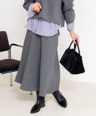 【ノーリーズ/NOLLEY'S】の《セットアップ対応》ウォッシャブルダンボールフレアスカート チャコールグレー|ID: prp329100004799952 ipo3291000000034824760