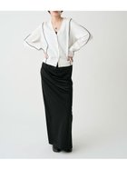 【ミースロエ/MIESROHE】のドレープイージーカットスカート 人気、トレンドファッション・服の通販 founy(ファニー) ファッション Fashion レディースファッション Fashion for Women スカート Skirts ギャザー Gathered, Ruffled サテン Satin, Glossy Fabric シンプル Simple, Minimal ストレート Straight, Straight Cut スマート Smart, Elegant バランス Balance, Style Balance thumbnail BLK[009]|ID: prp329100004799977 ipo3291000000034824866